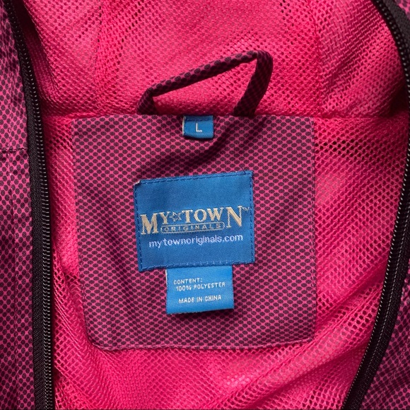 Women’s RETRO Syracuse, NY Pink Jacket Fleece - Picture 3 of 3